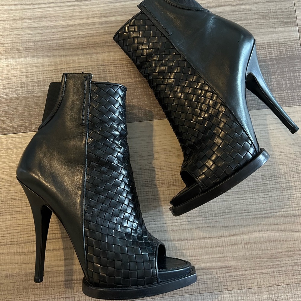 Givenchy Open Toe Heeled Ankle Boots